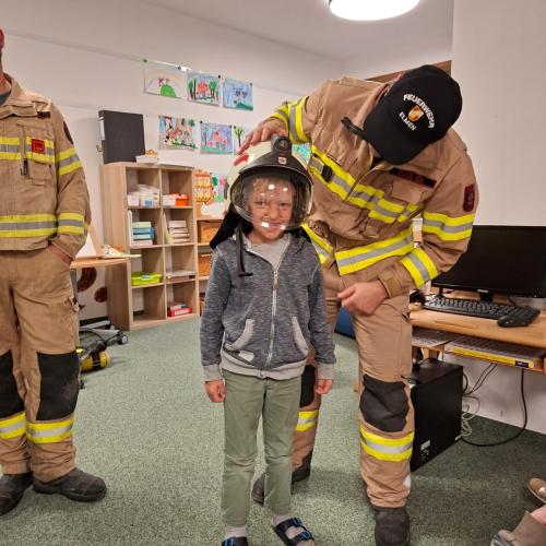 Die Feuerwehr auf Besuch