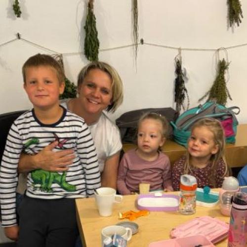 Kindergarten auf Besuch