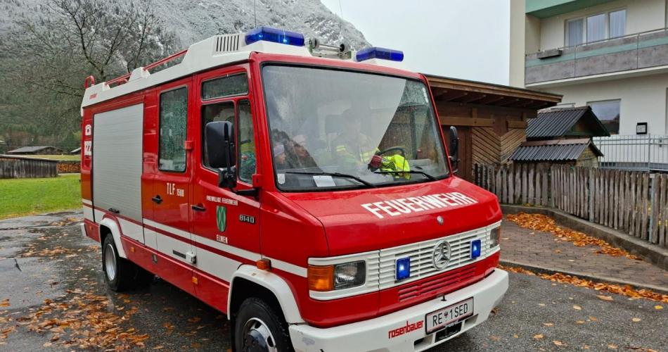 Die Feuerwehr auf Besuch