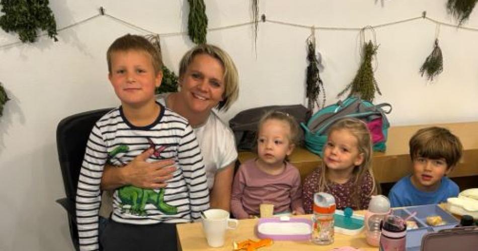 Kindergarten auf Besuch
